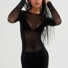 Buy 😉 Women's Out From Under Eyes On Me Mesh Mini 👗 Dress Black 💯