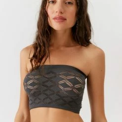 Coupon 🎉 Women's Out From Under Rouge Seamless Cutout Tube Top Charcoal ⌛ -Out From Under Shop unnamed file 107