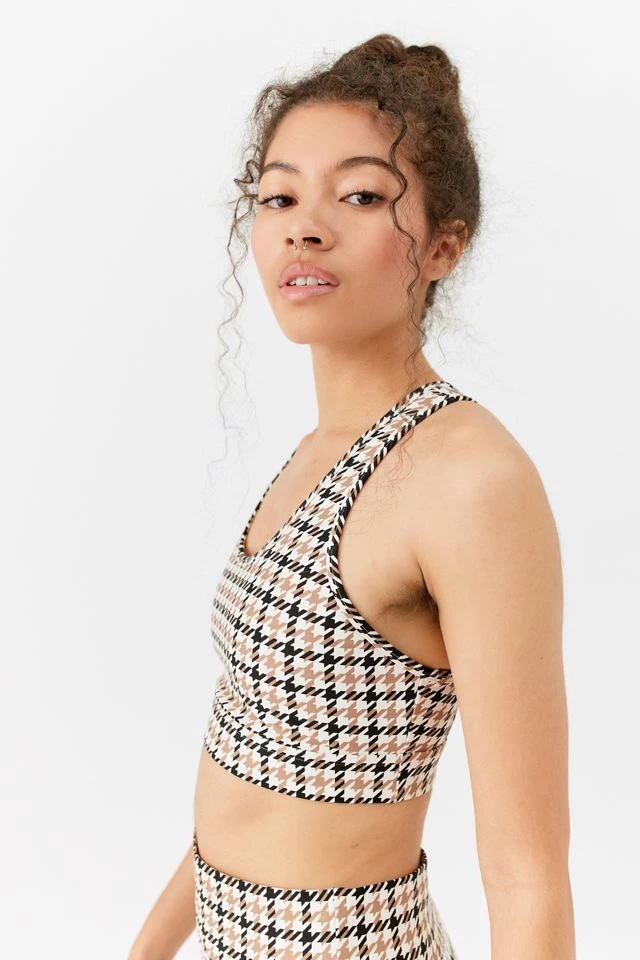 Outlet β¨ Women's All Access Front Row Houndstooth Sports Bra Houndstooth π₯° 4 Outlet β¨ Women's All Access Front Row Houndstooth Sports Bra Houndstooth π₯° - Image 4