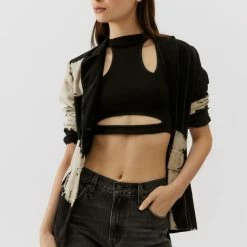 Top 10 🔔 Women's Out From Under Knockout Seamless Cutout Bra Top Black 🔔