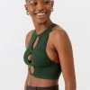 Outlet 🎁 Women's Out From Under Violetta Seamless Cutout Bra Top Pine 🌟
