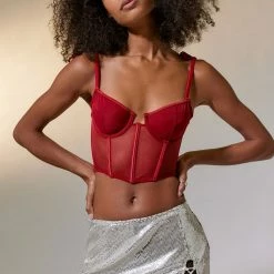 Brand new 🥰 Women's Kat The Label Femme Bustier Red 💯