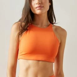 Best reviews of 🥰 Women's Splits59 Claudia Rigor Sports Bra Orange ⌛