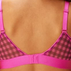 Coupon 👍 Women's Parade Silky Mesh Triangle Bralette Lovesick Gingham ❤️ -Out From Under Shop unnamed file 291