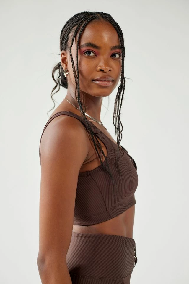 New βοΈ Women's Year Of Ours Football Ribbed Sports Bra Light Brown π 2 New βοΈ Women's Year Of Ours Football Ribbed Sports Bra Light Brown π - Image 2