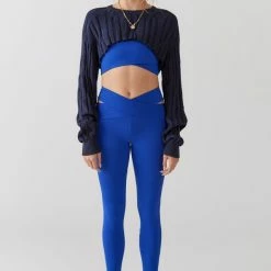 Top 10 👏 Women's Live The Process Orion Bandeau Crisscross Sports Bra Sapphire 😍 -Out From Under Shop unnamed file 319