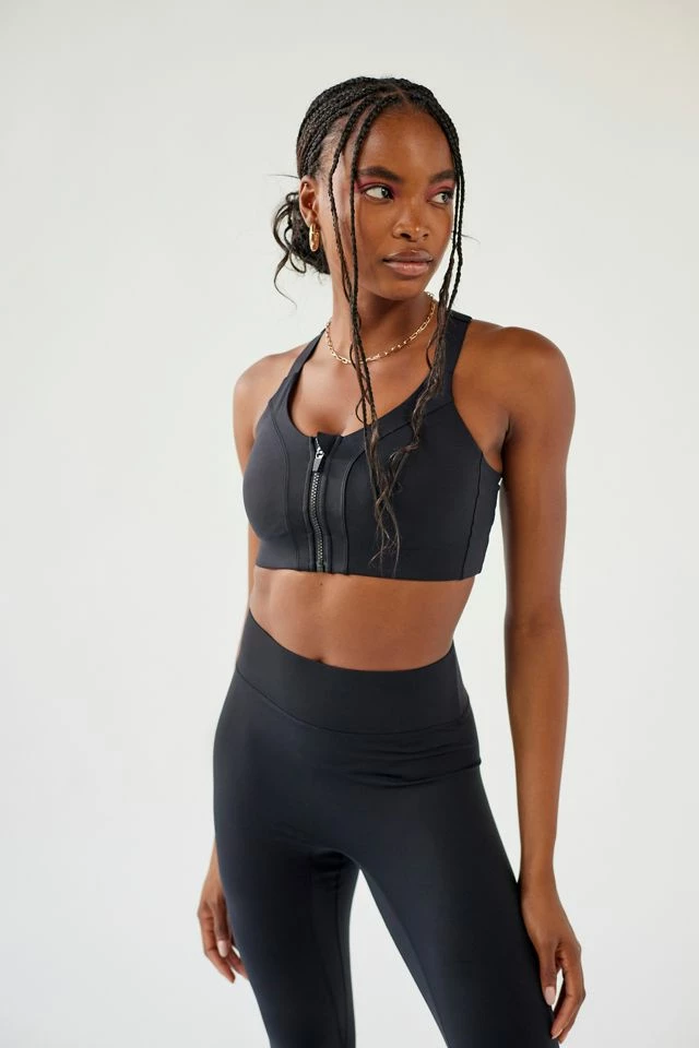 Wholesale ❤️ Women's All Access Zip-Up Sports Bra Black ???? 1 Wholesale ❤️ Women's All Access Zip-Up Sports Bra Black ????