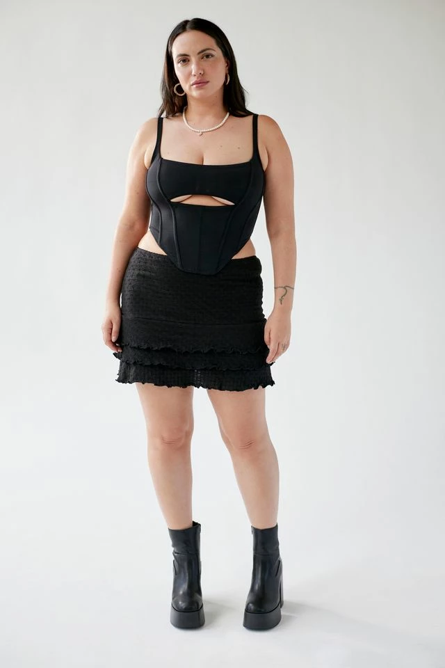 Hot Sale ✔️ Women's Out From Under Spitfire Mesh Cutout Corset Black ???? 3 Hot Sale ✔️ Women's Out From Under Spitfire Mesh Cutout Corset Black ???? - Image 3