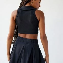 Cheapest 🛒 Women's Year Of Ours Gabriella Ribbed Collared Sports Bra Black 🔥 -Out From Under Shop unnamed file 337