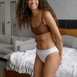 Promo ✔️ Women's Out From Under Markie Seamless Ribbed 👙 Bikini White 😍 -Out From Under Shop unnamed file 470