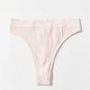 Coupon 💯 Women's Out From Under Seamless High-Waisted Thong Pale Pink 👏