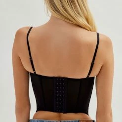 Discount 👏 Women's Out From Under Modern Love Rhinestone Corset Black ❤️ -Out From Under Shop unnamed file 53