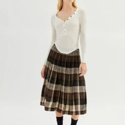 Best deal ✨ Women's Out From Under Everyday Snap Henley Top White 💯 -Out From Under Shop unnamed file 655