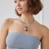 Best reviews of 👍 Women's Out From Under Jessie Tube Top & Shrug Set Grey 👏