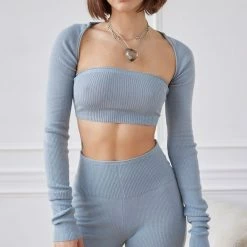Best reviews of ???? Women's Out From Under Jessie Tube Top & Shrug Set Grey ???? -Out From Under Shop unnamed file 675