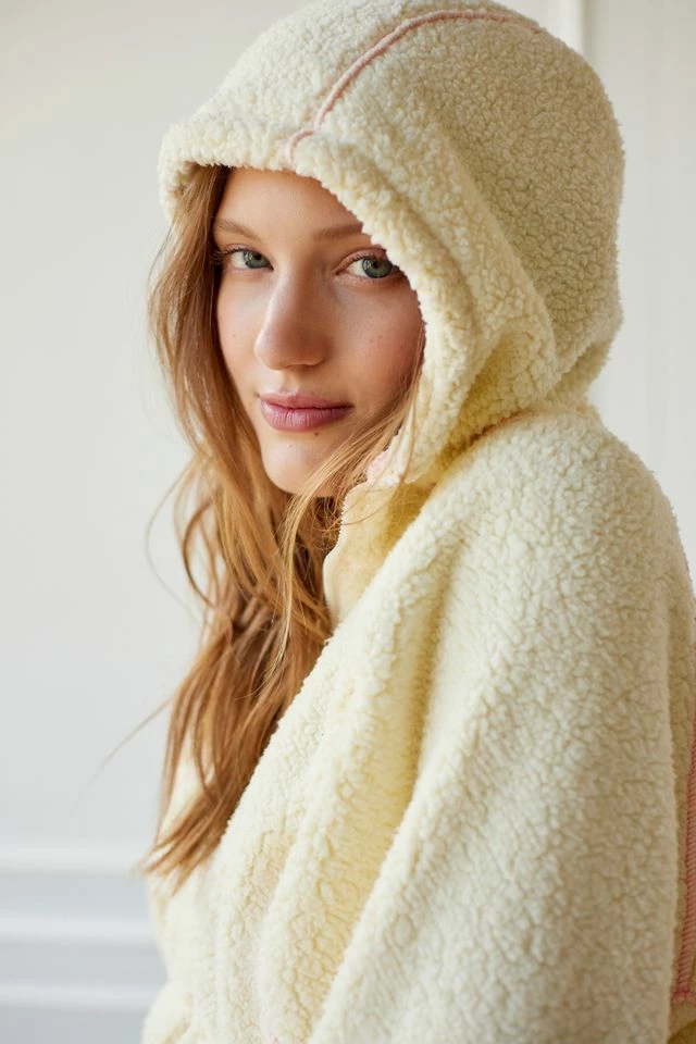 Out From Under Scarlet Sherpa Zip-Up Hoodie Sweatshirt Best reviews of ???? Women's Out From Under Scarlet Sherpa Zip-Up Hoodie Sweatshirt Cream ✨ -Out From Under Shop unnamed file 744