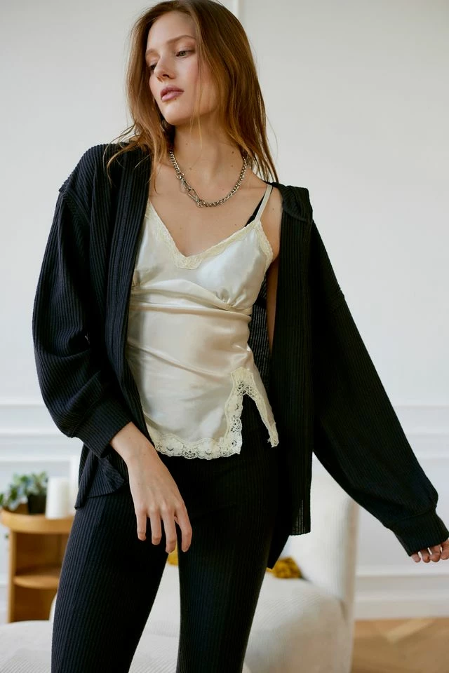 Promo ???? Women's Out From Under Colette Open-Front Hooded Cardigan Lilac ???? 1 Promo ???? Women's Out From Under Colette Open-Front Hooded Cardigan Lilac ????