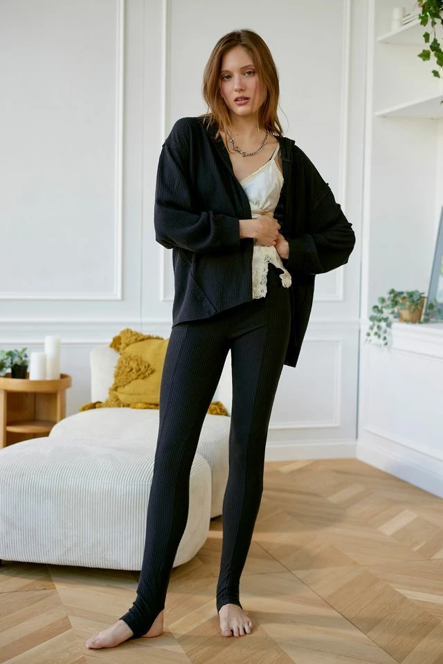 Promo ???? Women's Out From Under Colette Open-Front Hooded Cardigan Lilac ???? 3 Promo ???? Women's Out From Under Colette Open-Front Hooded Cardigan Lilac ???? - Image 3