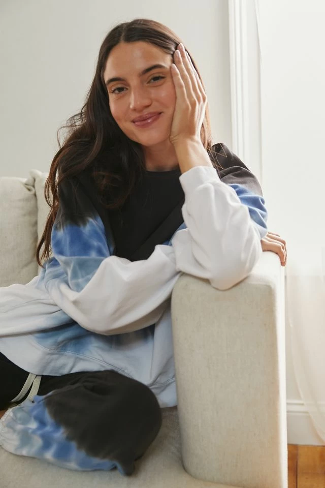 Best deal β¨ Women's Electric & Rose Erin Tie-Dye Pullover Sweatshirt Blue Multi Tie-Dye π 2 Best deal β¨ Women's Electric & Rose Erin Tie-Dye Pullover Sweatshirt Blue Multi Tie-Dye π - Image 2