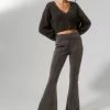 Cheap ✨ Women's Out From Under Aria Seamed Flare Pant Black 🤩