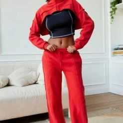 Deals 🔔 Women's Out From Under Arlo Fleece Sweatpant Red 👍