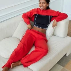 Deals ???? Women's Out From Under Arlo Fleece Sweatpant Red ???? -Out From Under Shop unnamed file 821