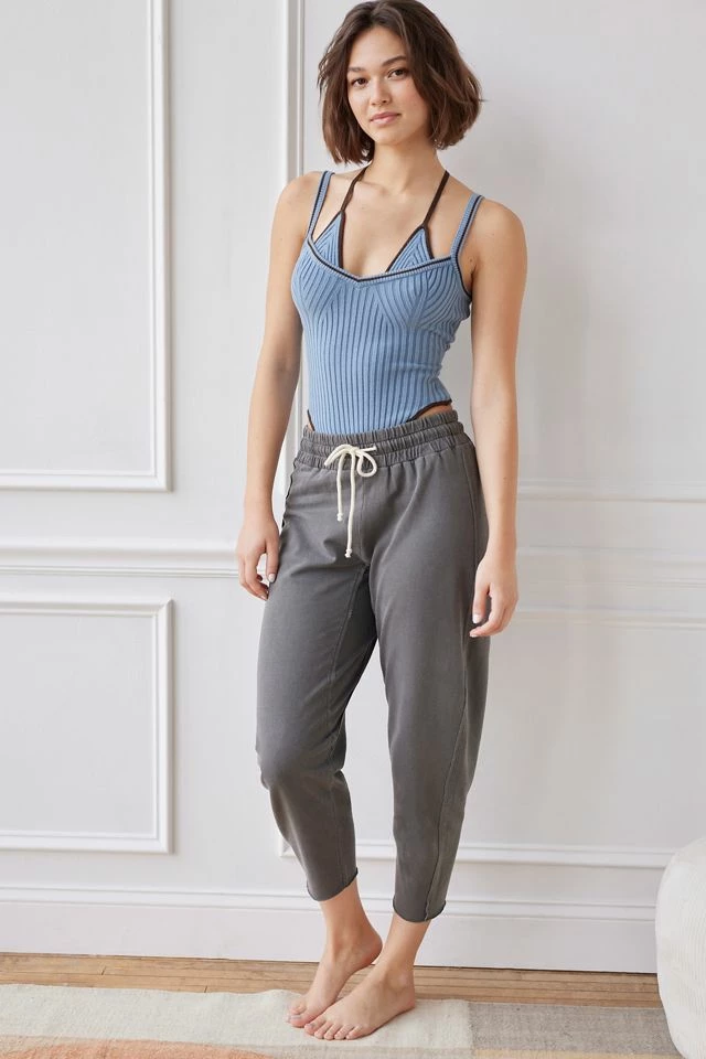 Coupon ✨ Women's Out From Under Alyssa Cropped Sweatpant Charcoal Grey ✨ 4 Coupon ✨ Women's Out From Under Alyssa Cropped Sweatpant Charcoal Grey ✨ - Image 4