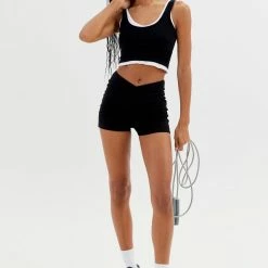Best Sale ???? Women's Out From Under V-Front Micro Bike Short Black ???? 6 Best Sale ???? Women's Out From Under V-Front Micro Bike Short Black ???? -Out From Under Shop unnamed file 849