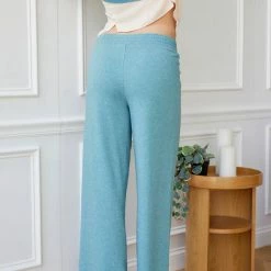 Best deal 🤩 Women's Out From Under Jody V-Front Wide Leg Pant Sky Blue 🥰 -Out From Under Shop unnamed file 871