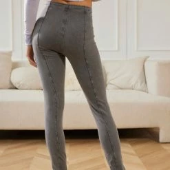 Promo 😀 Women's Out From Under Alaya V-Front Pant Washed Black 🎁 -Out From Under Shop unnamed file 873