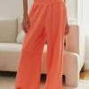 Best Sale 😉 Women's Out From Under Zippy Wide Leg Pant Orange 🔔