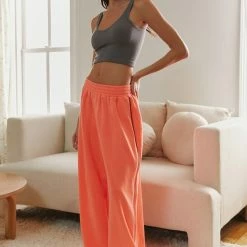 Best Sale ???? Women's Out From Under Zippy Wide Leg Pant Orange ???? -Out From Under Shop unnamed file 882