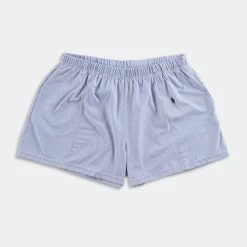 Promo π₯ Polo Ralph Lauren π© Women's Frankie Collective Rework Polo Oxford Mini Boxer Shorts 050 Sky π§¨