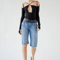 Budget 🌟 Women's Out From Under Mad Love Strappy Bodysuit Black 🛒 -Out From Under Shop unnamed file 976